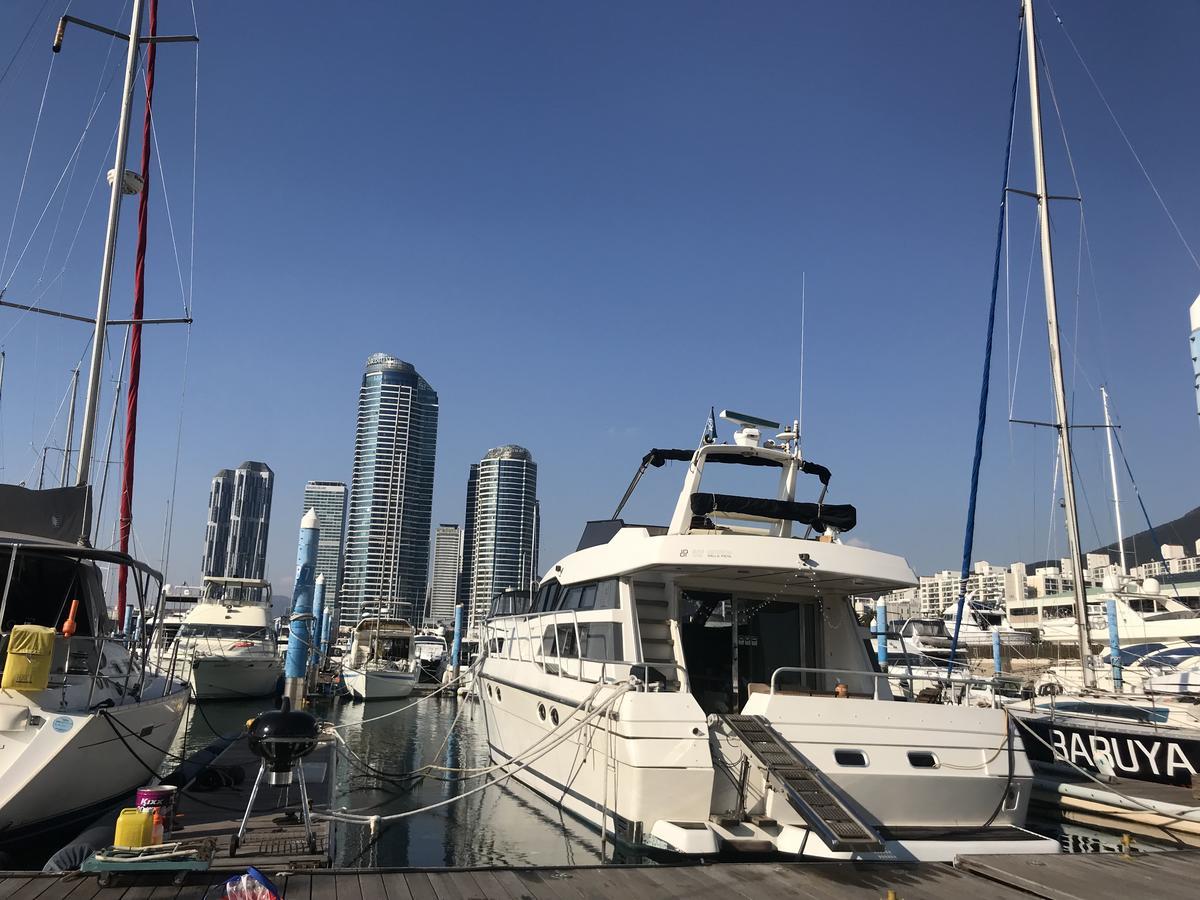 فندق Sea And Yacht بوسان المظهر الخارجي الصورة